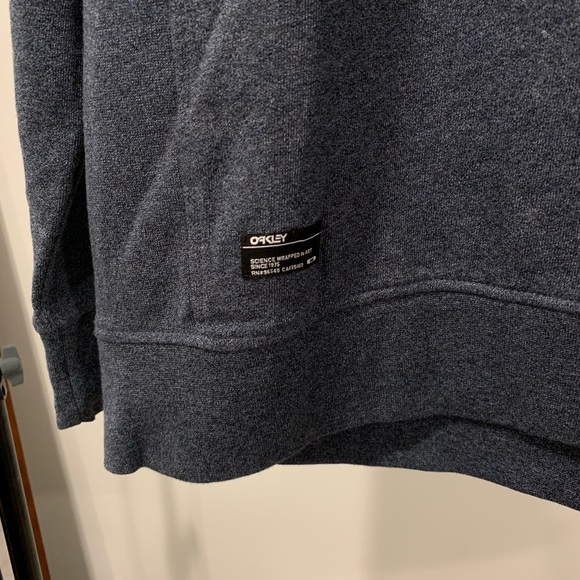 Oakley Heather Blue Sweatshirt Large - Picture 5 of 8